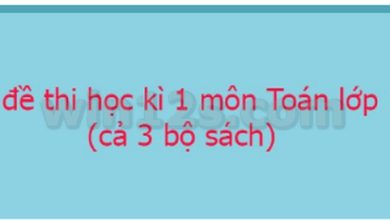Bộ đề thi học kì 1 môn Toán lớp 1 năm 2024 - 2025 (Sách mới)
